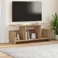 vidaXL TV stolík 102 x 35 x 45 cm Remeselný dub Kompozitné drevo