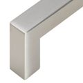 vidaXL Rukoväte na skrinku 5 ks strieborné 480 mm nehrdzavejúca oceľ