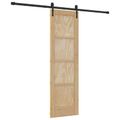 vidaXL Posuvné dvere ORKDAL 61 x 198,5 cm Borovicový masív Prírodná