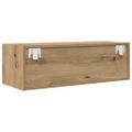 vidaXL TV stolíky 2 ks dub artisan 80x31x25,5 cm spracované drevo