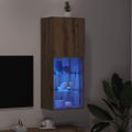 vidaXL Zostava TV skriniek 40,5 x 30 x 102 cm Remeselný dub
