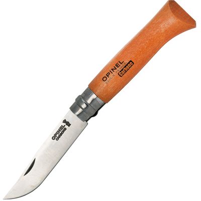 Opinel 113080 VRI N °08 Carbon vreckový nôž 8,5 cm, bukové drevo