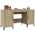 vidaXL Stôl dub somoma 140x50x75 cm spracované drevo