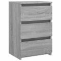vidaXL Nočný stolík sivý sonoma 40x35x62,5 cm spracované drevo