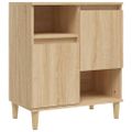 vidaXL Komody 2 ks dub sonoma 60x35x70 cm kompozitné drevo