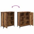 vidaXL Servírovacia skriňa Staré drevo 70 x 30 x 80 cm