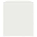 vidaXL TV skrinky 2 ks biele 67x39x44 cm oceľ