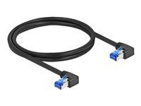 RJ45 sieťový kábel Cat.6A S/FTP pravouhl