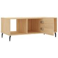 vidaXL Konferenčný stolík dub sonoma 102x50x40 cm kompozitné drevo