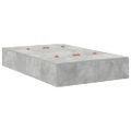 vidaXL Rám postele s úložným prostorem Betónová šedá 120 x 200 cm