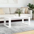 vidaXL Konferenčný stolík biely 102x50x35 cm kompozitné drevo