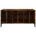 vidaXL Skrinka na platne dymový dub 100x38x48 cm kompozitné drevo