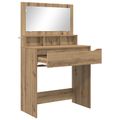 vidaXL Toaletné stolíky do spálne Remeselný dub 80 x 39,6 x 135 cm