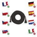 Prodlužovací kabel EMOS P01730 guma-neopren PROFI spojka 30 m / 3x 1,5 mm / IP44 / černý