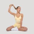 Dámske tielko Luma Butter Yellow - GymBeam, veľkosť M