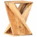 vidaXL Bočný stôl 35x35x55 cm masívne mangovníkové drevo