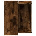 vidaXL Uzavretý box na stelivo, tmavý dub 42x42x51cm, kompozitné drevo
