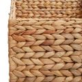 vidaXL Závesný košík Vodný hyacint 30 x 17,5 x 49,5 cm Prírodná