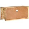 vidaXL TV skrinka 90x30x40 cm masívne surové mangovníkové drevo