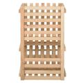 vidaXL Box na zemiaky 50x50x80 cm masívne borovicové drevo