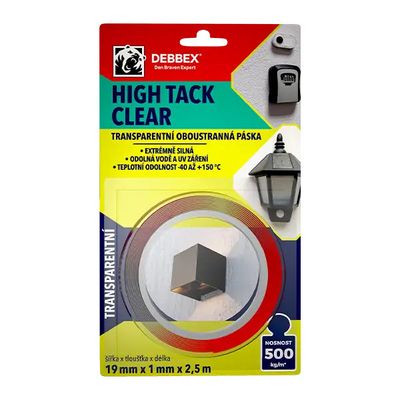Páska obojstranná DEBBEX HIGH TACK CLEAR 2,5 m