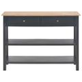 vidaXL Komoda z drevotriesky čierna 110x35x80 cm