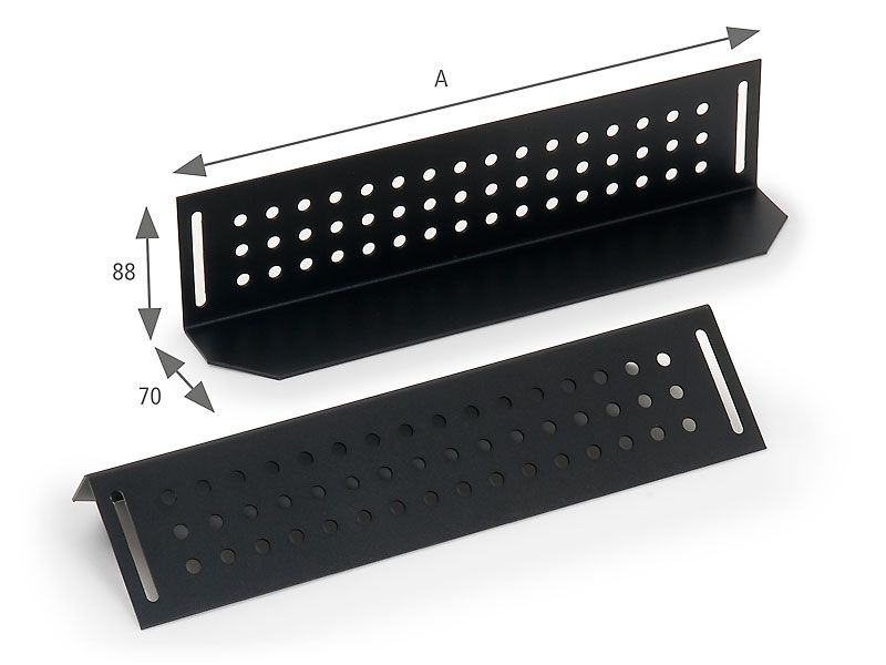 Nosné lyžiny pre rack hl.800mm (L=580mm)-pár sivé