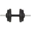 vidaXL Súprava činiek barbell a dumbbell 30 kg