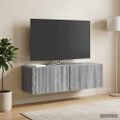 vidaXL Nástenná TV skrinka 98 x 31 x 30 cm Sivá sonoma