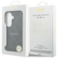 Puzdro Guess 4G Embossed Ring MagSafe pre Samsung Galaxy S26 Plus čierne