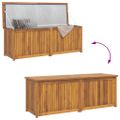 vidaXL Záhradný box 150x50x55 cm, tíkový masív