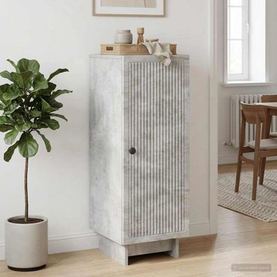 vidaXL Servírovacia skriňa Betónovo sivá 33 x 34,5 x 90 cm