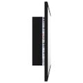 vidaXL LED kúpeľňové zrkadlo čierne 60x8,5x37 cm, akryl