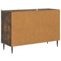 vidaXL Servírovacia skriňa so zásuvkou Dymový dub 89 x 34,5 x 62 cm