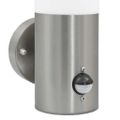 vidaXL Exteriérové nástenné svietidlo 2 ks Strieborná 12 x 8,5 x 29 cm