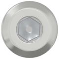 vidaXL Skrutka s hlavou a zámkom 12 ks Strieborná M6 x 15 mm Oceľ