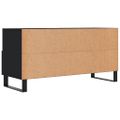 vidaXL TV stolík čierny 102x36x50 cm kompozitné drevo