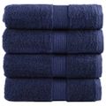vidaXL Prémiové umývacie utierky SOLUND 4 ks námornícka modrá 30x30 cm 600 g/m²