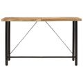 vidaXL Barový stôl 180x70x107 cm masívne mangové drevo a železo