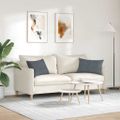 vidaXL Vankúše na pohovku 2 pcs Tmavo šedá 60 x 40 cm