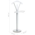 vidaXL Stojan na oblek 45x35x107 cm, biely