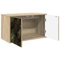 vidaXL Nástenný TV kabinet ELBURG 69 x 33 x 40 cm Dub sonoma