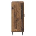 vidaXL Servírovacia skriňa so zásuvkou Staré drevo 66 x 34,5 x 89,5 cm