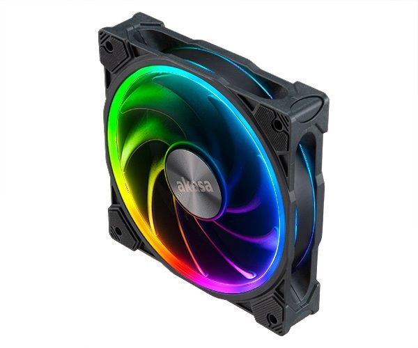 prídavný ventilátor Akasa SOHO AR LED 12 cm RGB
