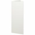 vidaXL Záhradné kvetináče 2 ks biele trojuholník 30x26x75 cm oceľ