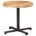 vidaXL Bistro stolík okrúhly Ø80x75 cm surové mangovníkové drevo