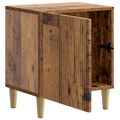 vidaXL Nočný stolík Staré drevo 43 x 34,5 x 50 cm Kompozitné drevo