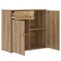 vidaXL Komoda dub artisan 80x36x75 cm spracované drevo