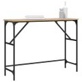 vidaXL Konzolový stolík dub sonoma 100x32x75 cm kompozitné drevo