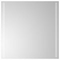 vidaXL Zrkadlo do kúpeľne s LED Priehľadná 60 x 60 cm tvrdené sklo